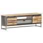 vidaXL Mueble para TV de madera maciza de mango 120x30x40 cm vidaXL Mueble para TV de madera maciza de mango 120x30x40 cm