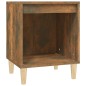 vidaXL Mesita de noche roble ahumado 40x35x50 cm vidaXL Mesita de noche roble ahumado 40x35x50 cm