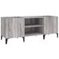 vidaXL Mueble para discos madera contrachapada gris sonoma 121x38x48cm vidaXL Mueble para discos madera contrachapada gris sonoma 121x38x48cm