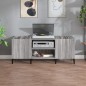 vidaXL Mueble para discos madera contrachapada gris sonoma 121x38x48cm vidaXL Mueble para discos madera contrachapada gris sonoma 121x38x48cm