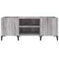 vidaXL Mueble para discos madera contrachapada gris sonoma 121x38x48cm vidaXL Mueble para discos madera contrachapada gris sonoma 121x38x48cm