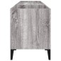 vidaXL Mueble para discos madera contrachapada gris sonoma 121x38x48cm vidaXL Mueble para discos madera contrachapada gris sonoma 121x38x48cm