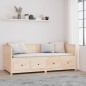 vidaXL Sofá cama madera maciza de pino 90x200 cm vidaXL Sofá cama madera maciza de pino 90x200 cm