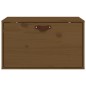 vidaXL Armario de pared madera maciza de pino marrón miel 60x30x35 cm vidaXL Armario de pared madera maciza de pino marrón miel 60x30x35 cm