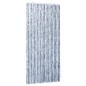 vidaXL Cortina mosquitera de chenilla plateada 100x220 cm 