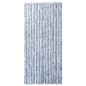 vidaXL Cortina mosquitera de chenilla plateada 100x220 cm 