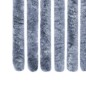 vidaXL Cortina mosquitera de chenilla plateada 100x220 cm 