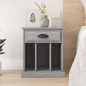 vidaXL Mesita de noche color gris Sonoma 43x36x60 cm vidaXL Mesita de noche color gris Sonoma 43x36x60 cm