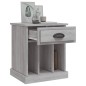 vidaXL Mesita de noche color gris Sonoma 43x36x60 cm vidaXL Mesita de noche color gris Sonoma 43x36x60 cm