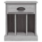 vidaXL Mesita de noche color gris Sonoma 43x36x60 cm vidaXL Mesita de noche color gris Sonoma 43x36x60 cm