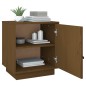 vidaXL Mesitas de noche 2 uds madera de pino marrón miel 40x34x45 cm vidaXL Mesitas de noche 2 uds madera de pino marrón miel 40x34x45 cm