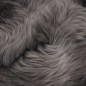 vidaXL Alfombra de piel de oveja gris claro 60x180 cm vidaXL Alfombra de piel de oveja gris claro 60x180 cm
