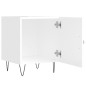 vidaXL Mesitas noche 2 uds madera ingeniería blanco brillo 40x40x50 cm vidaXL Mesitas noche 2 uds madera ingeniería blanco brillo 40x40x50 cm