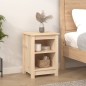 vidaXL Mesitas de noche 2 uds madera maciza de pino 40x35x55 cm vidaXL Mesitas de noche 2 uds madera maciza de pino 40x35x55 cm