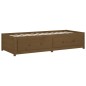 vidaXL Sofá cama de madera maciza de pino marrón miel 80x200 cm vidaXL Sofá cama de madera maciza de pino marrón miel 80x200 cm