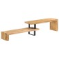 vidaXL Mueble para la TV madera de mango maciza