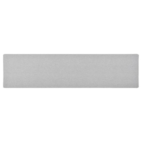 vidaXL Alfombra de pasillo gris claro 50x200 cm