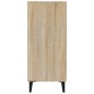 vidaXL Aparador de madera de ingeniería roble Sonoma 90x34x80 cm vidaXL Aparador de madera de ingeniería roble Sonoma 90x34x80 cm