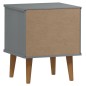 vidaXL Mesita de noche MOLDE madera maciza de pino gris 40x35x48 cm vidaXL Mesita de noche MOLDE madera maciza de pino gris 40x35x48 cm