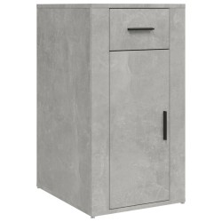 vidaXL Armario de escritorio contrachapada gris hormigón 40x49x75 cm
