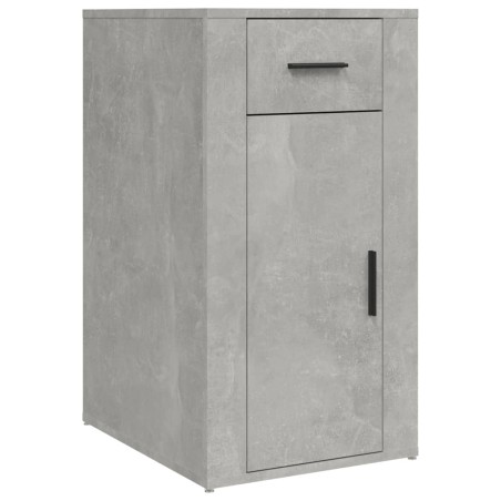 vidaXL Armario de escritorio contrachapada gris hormigón 40x49x75 cm