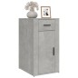 vidaXL Armario de escritorio contrachapada gris hormigón 40x49x75 cm