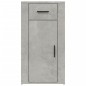 vidaXL Armario de escritorio contrachapada gris hormigón 40x49x75 cm