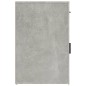 vidaXL Armario de escritorio contrachapada gris hormigón 40x49x75 cm