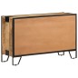 vidaXL Aparador de madera maciza de mango en bruto 100x31x60 cm vidaXL Aparador de madera maciza de mango en bruto 100x31x60 cm