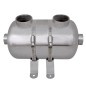 Intercambiador de calor para piscina, 292 x 134 mm, 28 kW