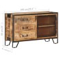vidaXL Aparador de madera maciza de mango en bruto 100x31x60 cm vidaXL Aparador de madera maciza de mango en bruto 100x31x60 cm