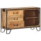 vidaXL Aparador de madera maciza de mango en bruto 100x31x60 cm vidaXL Aparador de madera maciza de mango en bruto 100x31x60 cm