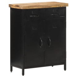 vidaXL Aparador de madera de mango rugosa 60x30x76 cm