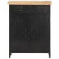 vidaXL Aparador de madera de mango rugosa 60x30x76 cm vidaXL Aparador de madera de mango rugosa 60x30x76 cm