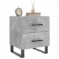 vidaXL Mesita noche 2 uds madera ingeniería gris hormigón 40x35x47,5cm vidaXL Mesita noche 2 uds madera ingeniería gris hormigón 40x35x47,5cm
