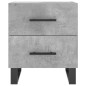 vidaXL Mesita noche 2 uds madera ingeniería gris hormigón 40x35x47,5cm vidaXL Mesita noche 2 uds madera ingeniería gris hormigón 40x35x47,5cm