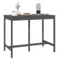 vidaXL Mesa alta de bar de madera maciza de pino gris 140x80x110 cm vidaXL Mesa alta de bar de madera maciza de pino gris 140x80x110 cm