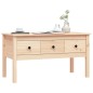 vidaXL Mesa de centro de madera maciza de pino 102x49x55 cm vidaXL Mesa de centro de madera maciza de pino 102x49x55 cm
