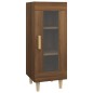 vidaXL Aparador madera de ingeniería marrón roble 34,5x34x90 cm vidaXL Aparador madera de ingeniería marrón roble 34,5x34x90 cm