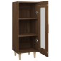 vidaXL Aparador madera de ingeniería marrón roble 34,5x34x90 cm vidaXL Aparador madera de ingeniería marrón roble 34,5x34x90 cm