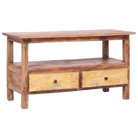 vidaXL Mueble para la TV de madera maciza reciclada 90x40x50 cm