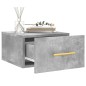 vidaXL Mesitas de noche de pared 2 uds color gris hormigón 35x35x20 cm vidaXL Mesitas de noche de pared 2 uds color gris hormigón 35x35x20 cm