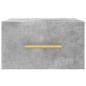 vidaXL Mesitas de noche de pared 2 uds color gris hormigón 35x35x20 cm vidaXL Mesitas de noche de pared 2 uds color gris hormigón 35x35x20 cm