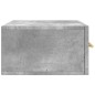 vidaXL Mesitas de noche de pared 2 uds color gris hormigón 35x35x20 cm vidaXL Mesitas de noche de pared 2 uds color gris hormigón 35x35x20 cm