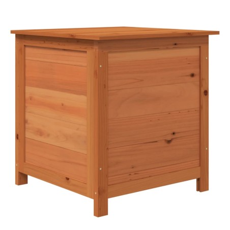 vidaXL Baúl para cojines madera de abeto maciza marrón 50x50x56 cm