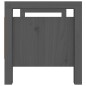 vidaXL Banco de recibidor madera maciza de pino gris 80x40x43 cm vidaXL Banco de recibidor madera maciza de pino gris 80x40x43 cm