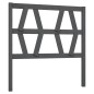 vidaXL Cabecero de cama madera maciza de pino gris 96x4x100 cm vidaXL Cabecero de cama madera maciza de pino gris 96x4x100 cm