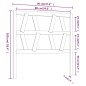 vidaXL Cabecero de cama madera maciza de pino gris 96x4x100 cm vidaXL Cabecero de cama madera maciza de pino gris 96x4x100 cm