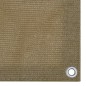 vidaXL Toldo para balcón HDPE gris taupe 120x400 cm vidaXL Toldo para balcón HDPE gris taupe 120x400 cm