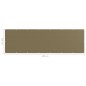 vidaXL Toldo para balcón HDPE gris taupe 120x400 cm vidaXL Toldo para balcón HDPE gris taupe 120x400 cm